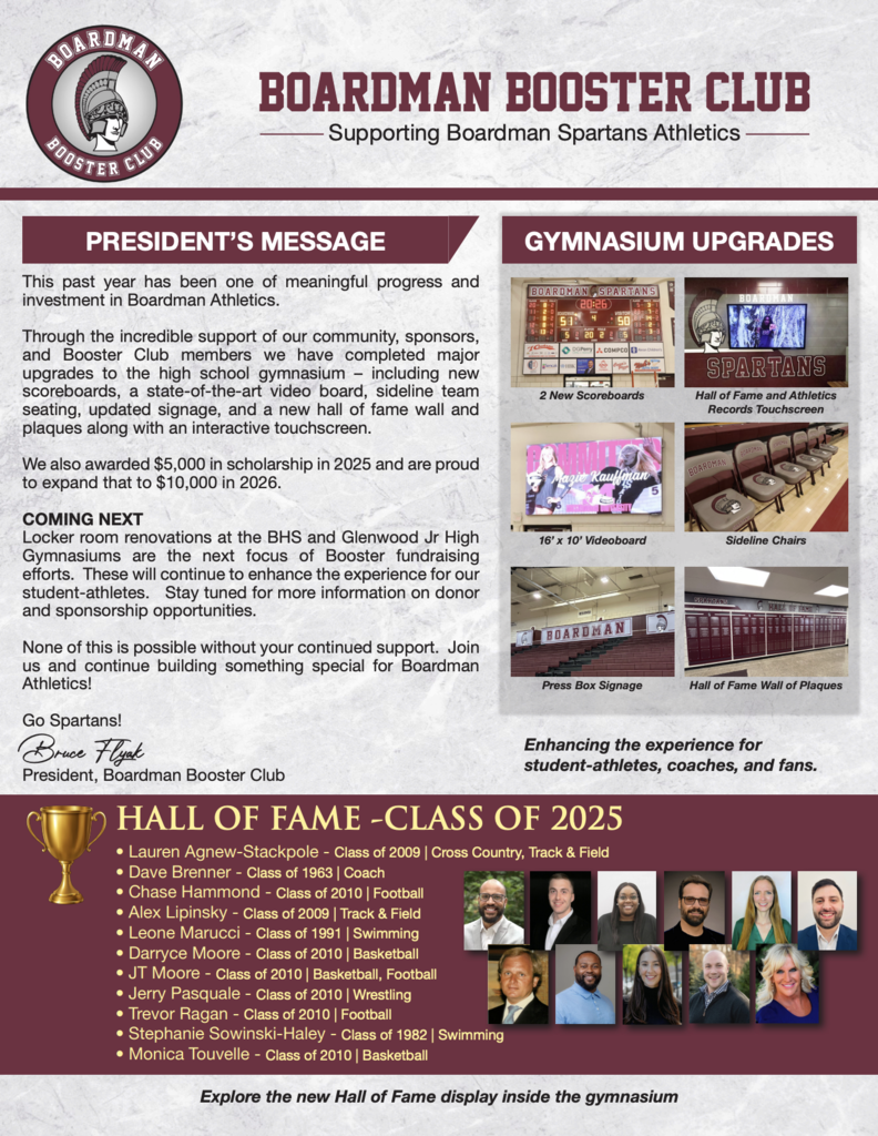 Join the Boardman Boosters!