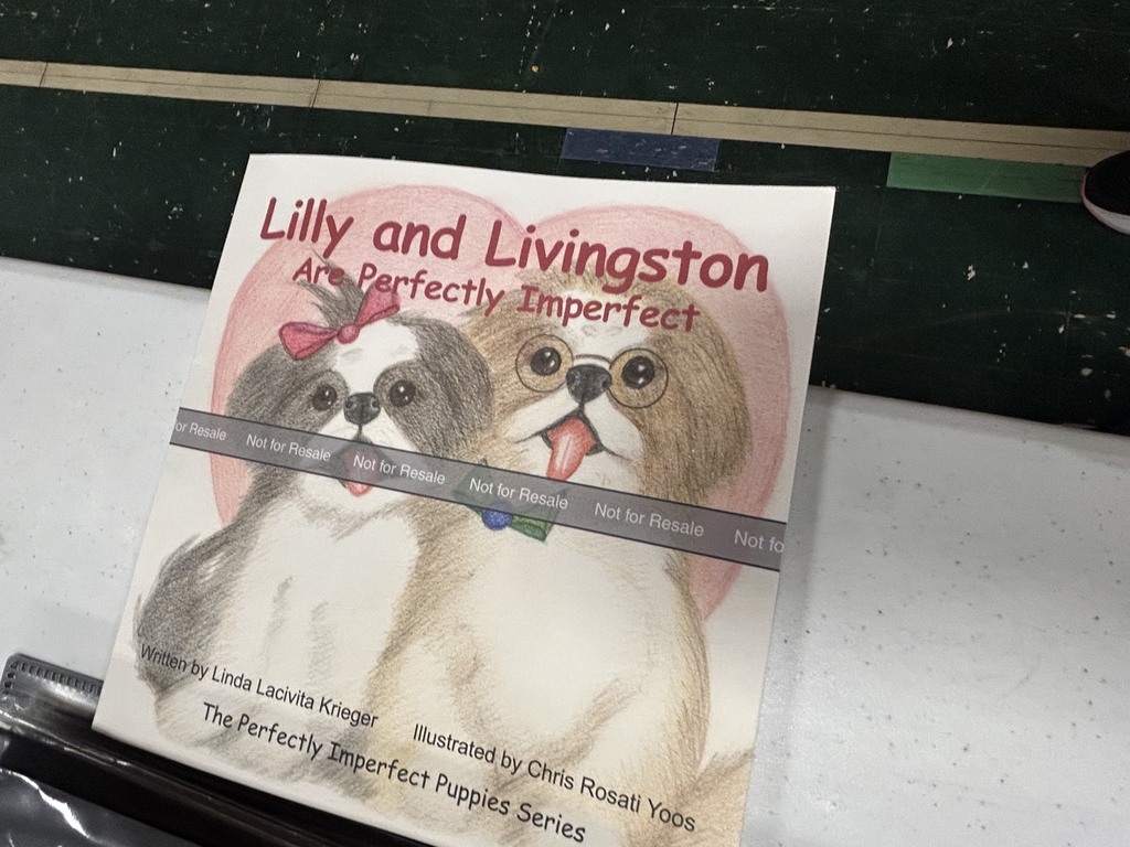 Lilly and Livingston book cover with two cute dogs Perfectly Imperfect