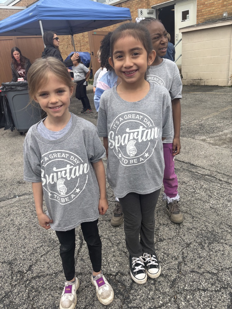 Fun Day shirts provided by PTA
