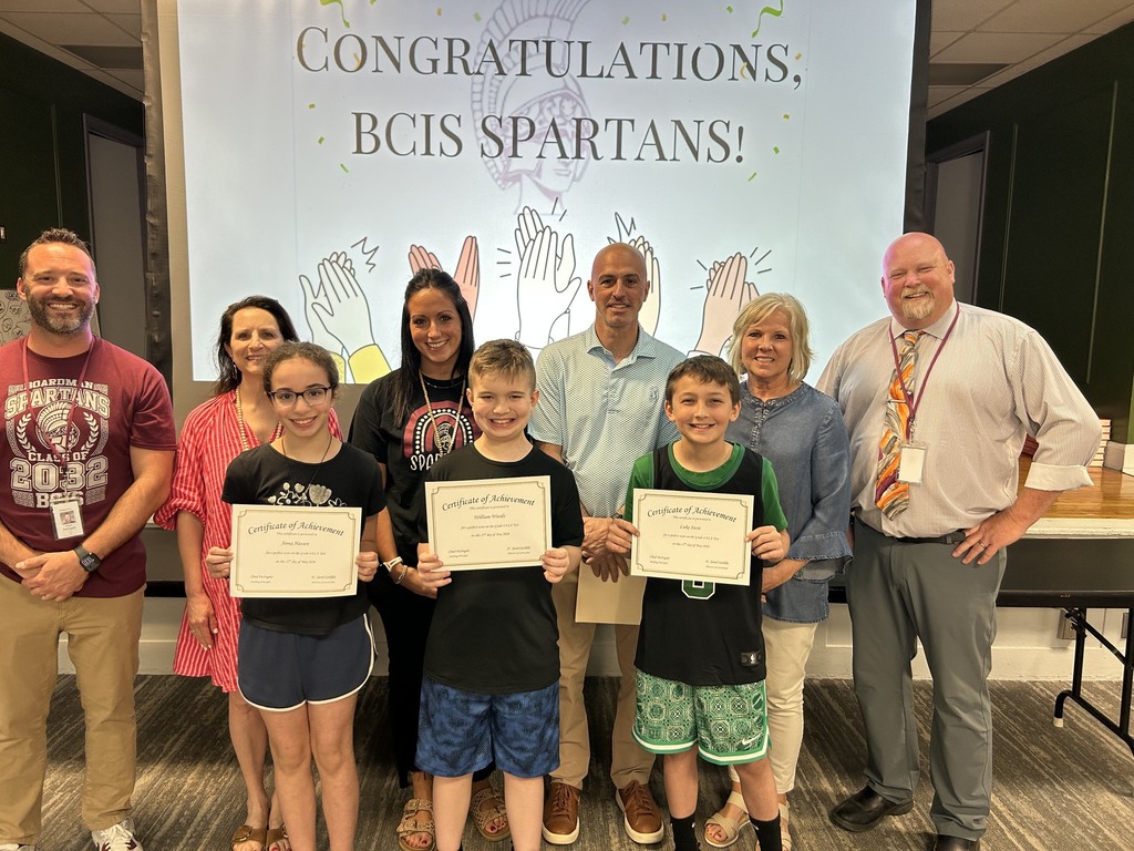 4th grade perfect ELA score students with their teachers