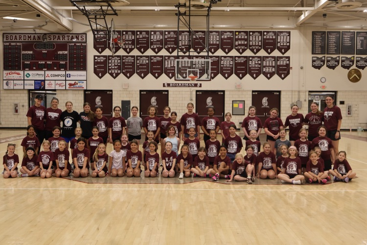 Girls Basketball Camp Team Photo