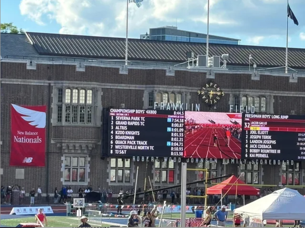 4x800 Results 