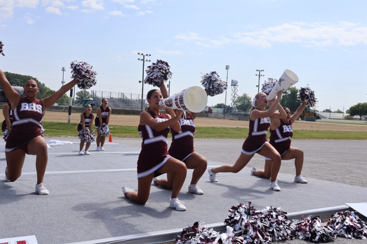 BHS Cheer at Canfield Fair