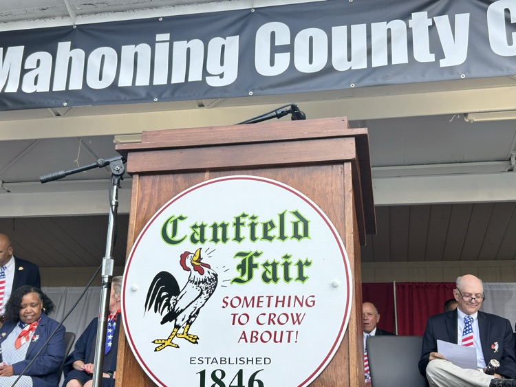 Canfield Fair sign