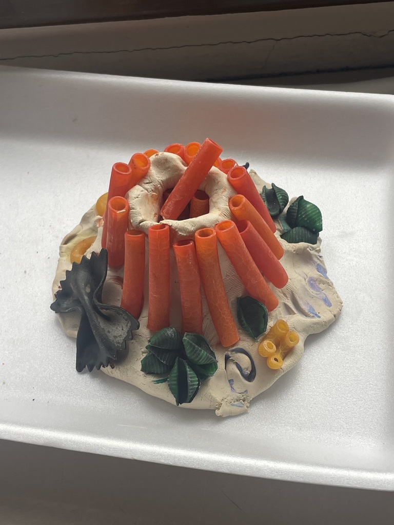 very ornate hand made volcano