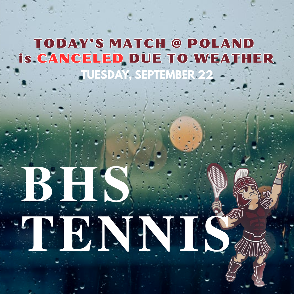 Tennis Canceled