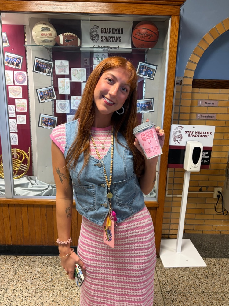 teacher who wrote cup of ambition on her coffee cup