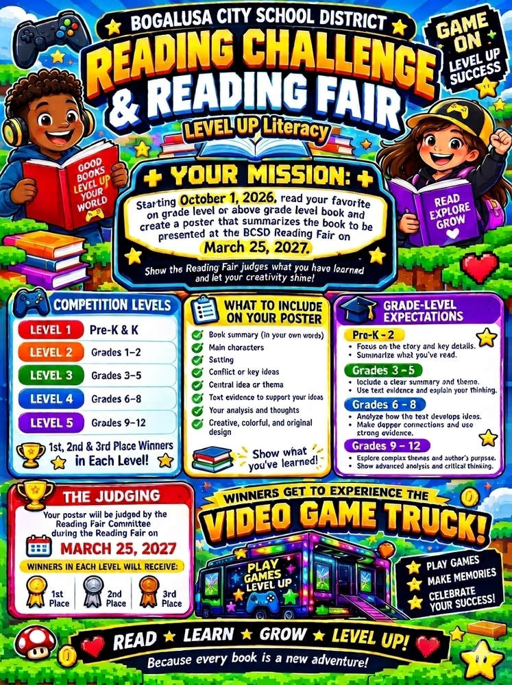 READING CHALLENGE & READING FAIR
