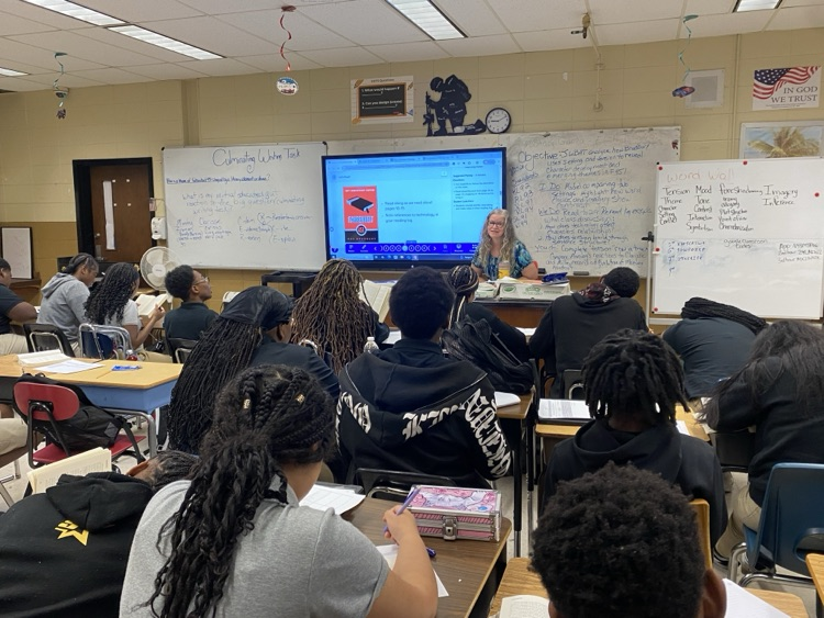 Mrs. Stacy Garza’s 9th Grade English Scholars