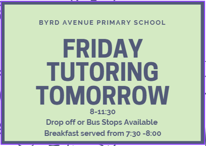 Friday Tutoring & Bus Stops