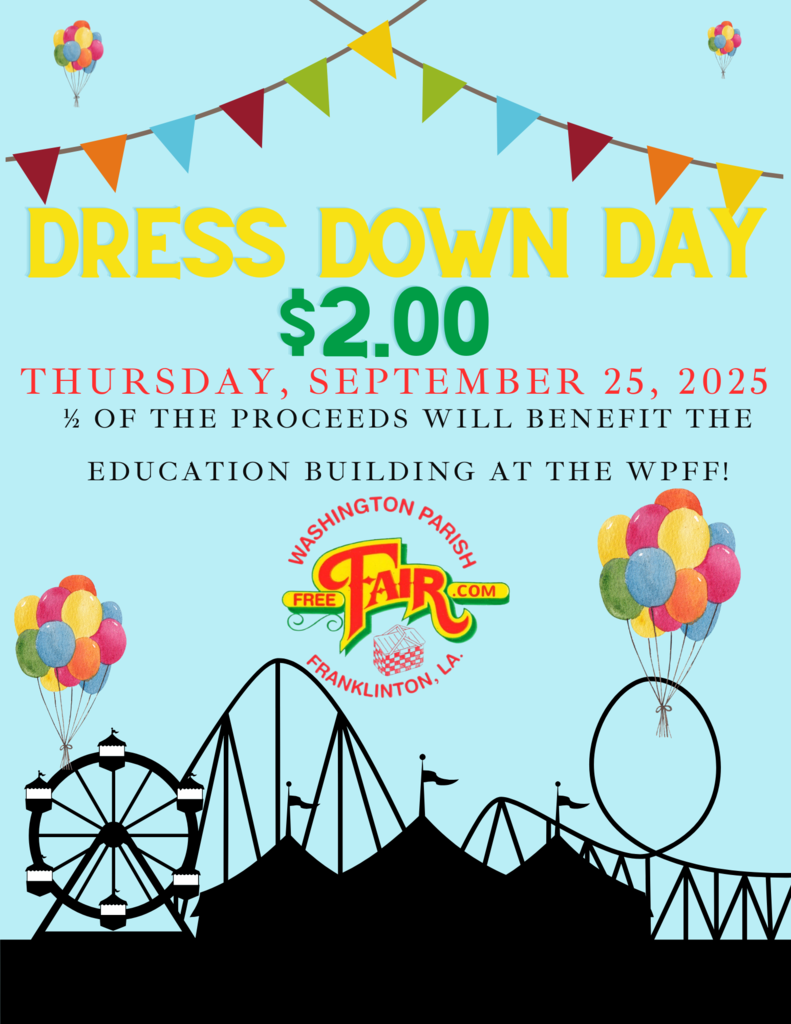 Dress Down for the fair!