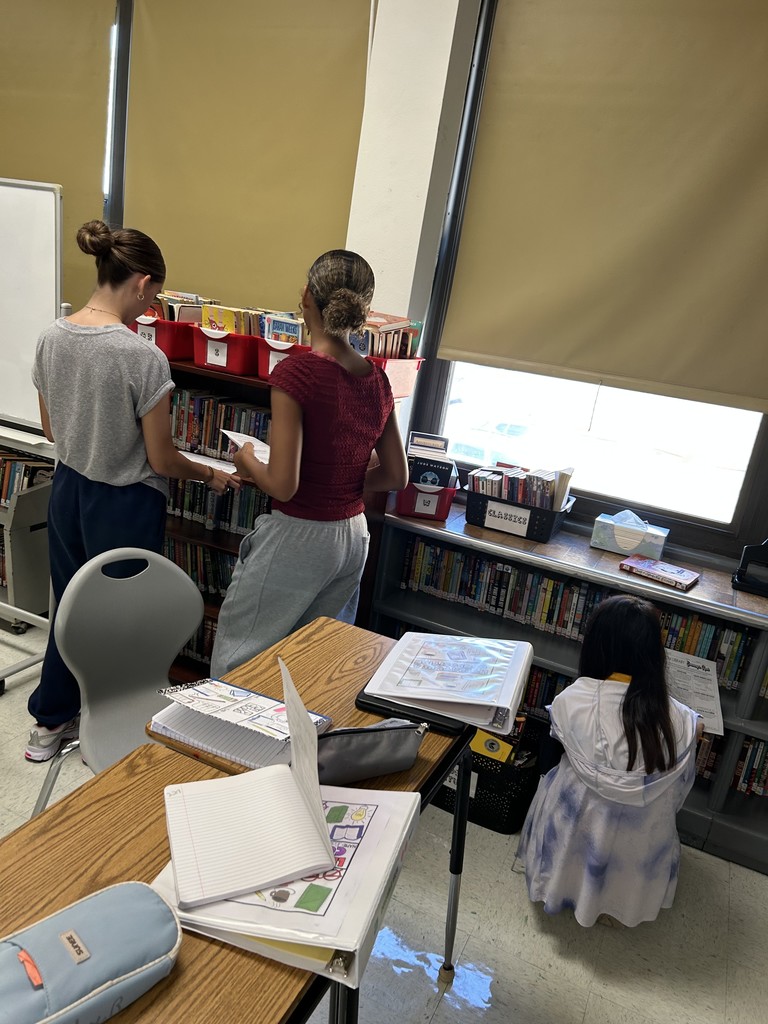 7th grade hard at work!