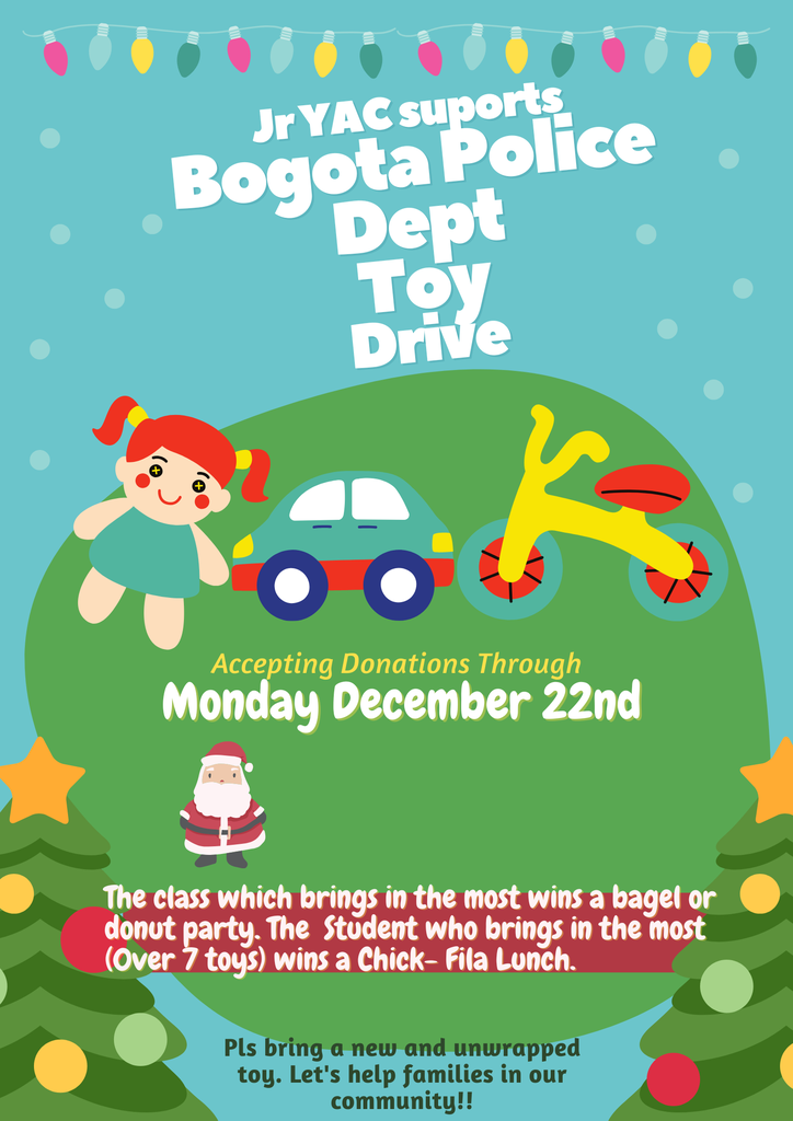 Support Jr YAC Toy Drive!! Every Toy Matters!