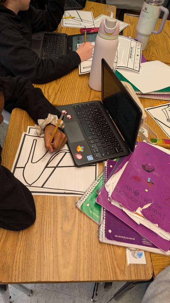 The 6th graders worked on Vision Boards in class this week. Their vision. Boards have goals and hopes for the New Year in and out of school.  