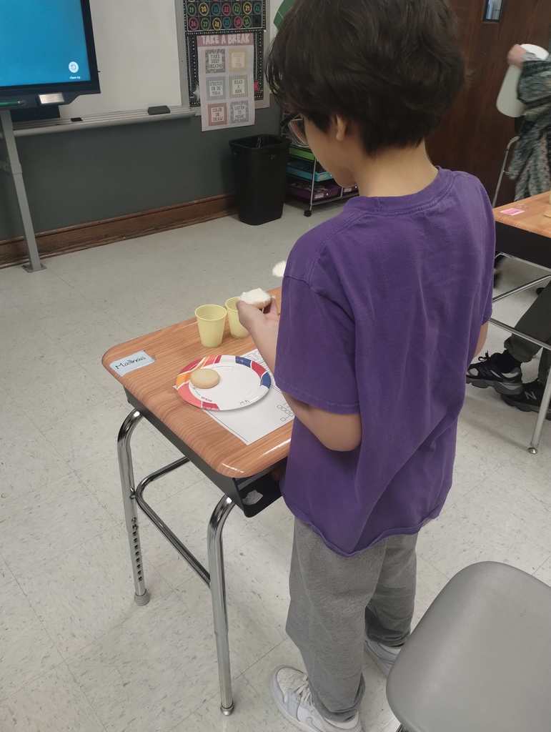 6th and 7th grade students learning about the parts of an atom!