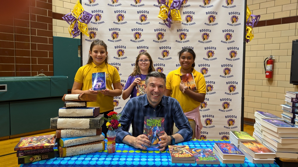 Author Matt Myklusch visited today to talk with our students about his writing process, his 10 published books and the joy of writing. A number of students preordered books from Matt.