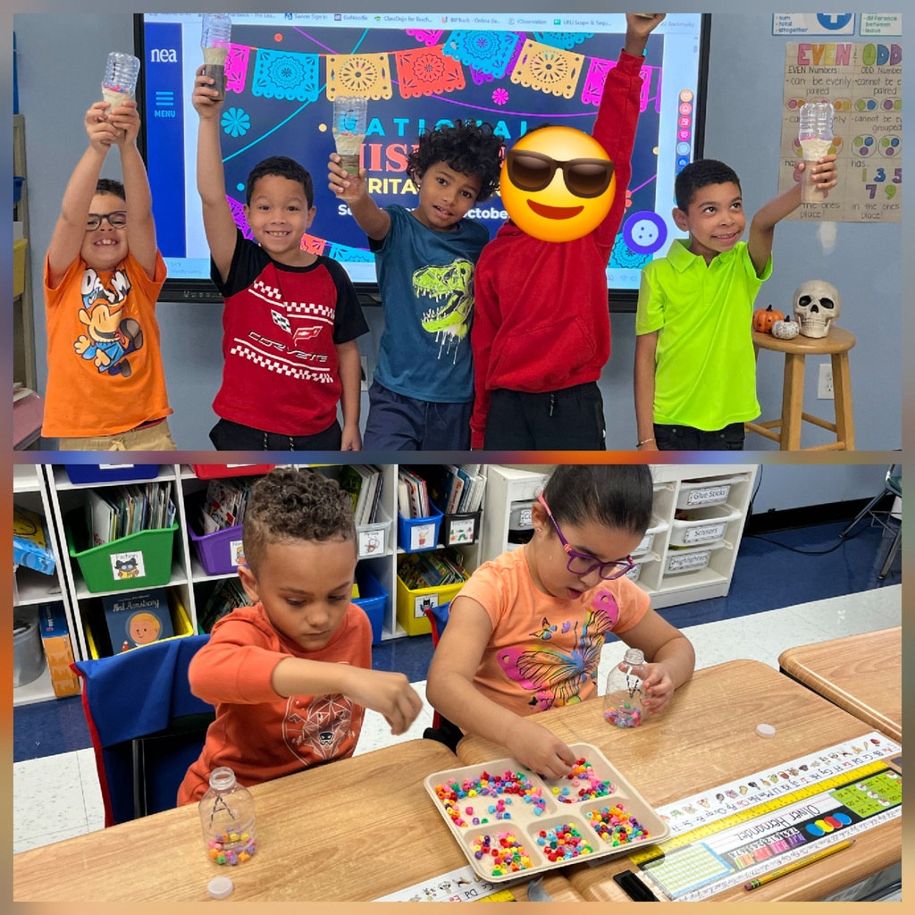 Happy Hispanic Heritage Month! Students in Ms. Conti's class made maracas to celebrate!