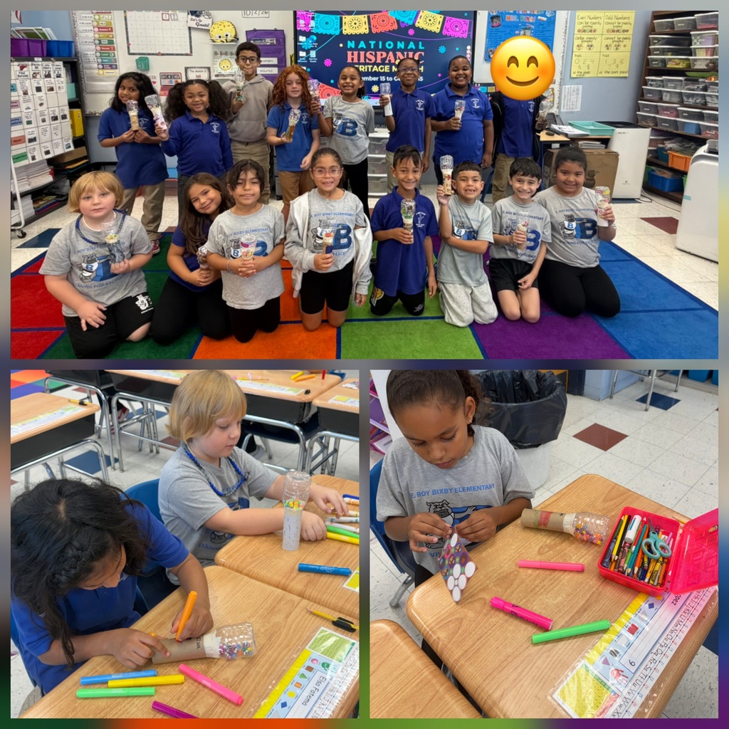 Mrs. Vinci’s class celebrated Hispanic Heritage Month by learning about Hispanic and Latin American cultures and traditions! Students learned about maracas, their origins, and even made their own to celebrate.