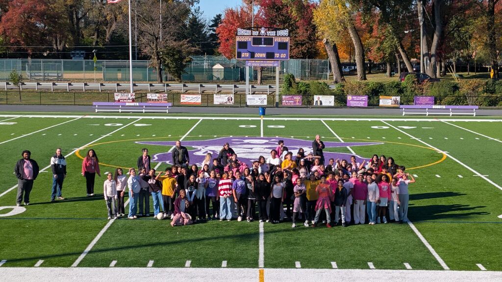 On Friday, BMS participated in a Pink Out Walk-A-Thon to raise funds for breast cancer research.