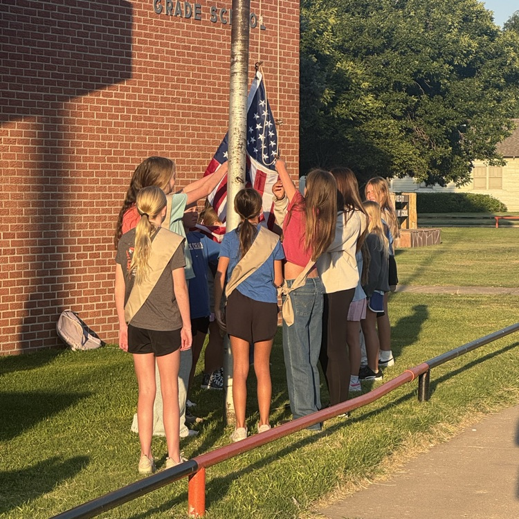 flag raising