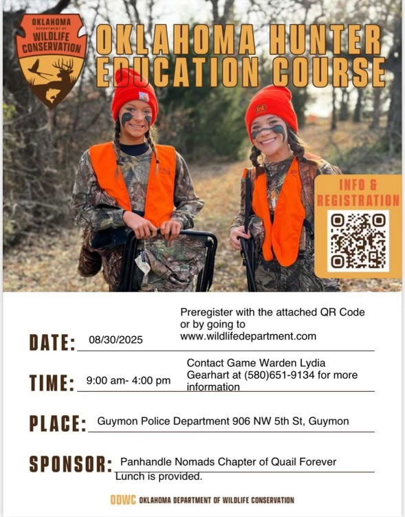 oklahoma hunter education course