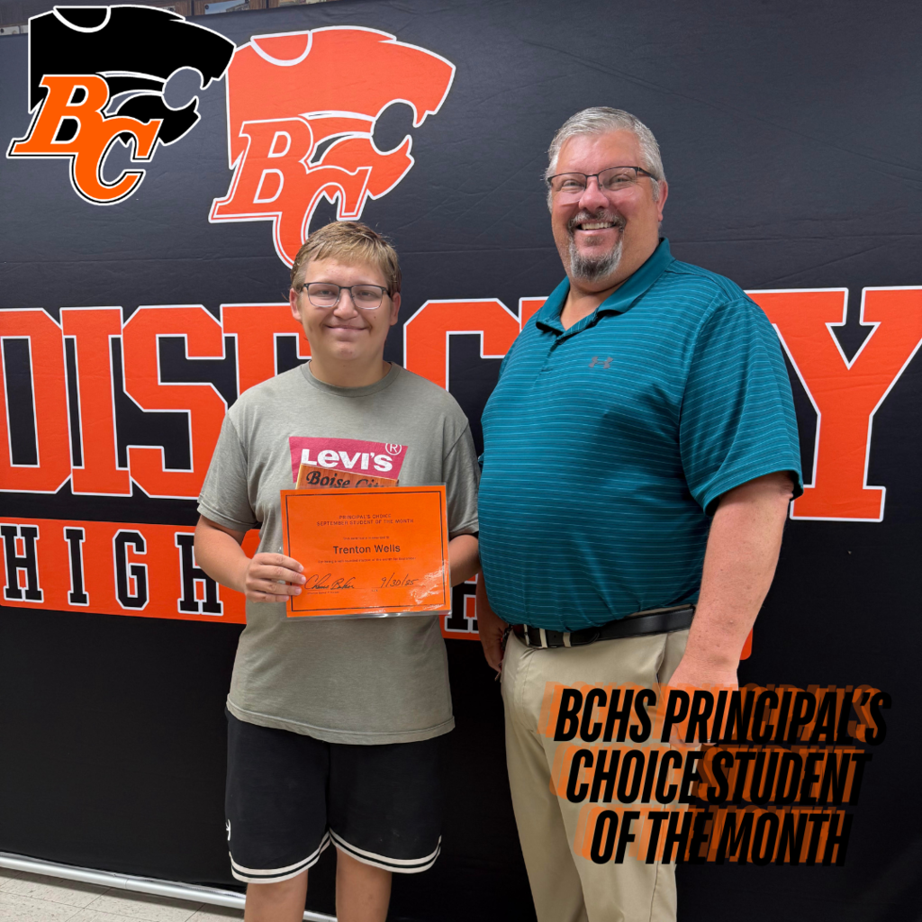 Trenton Wells Student of the Month