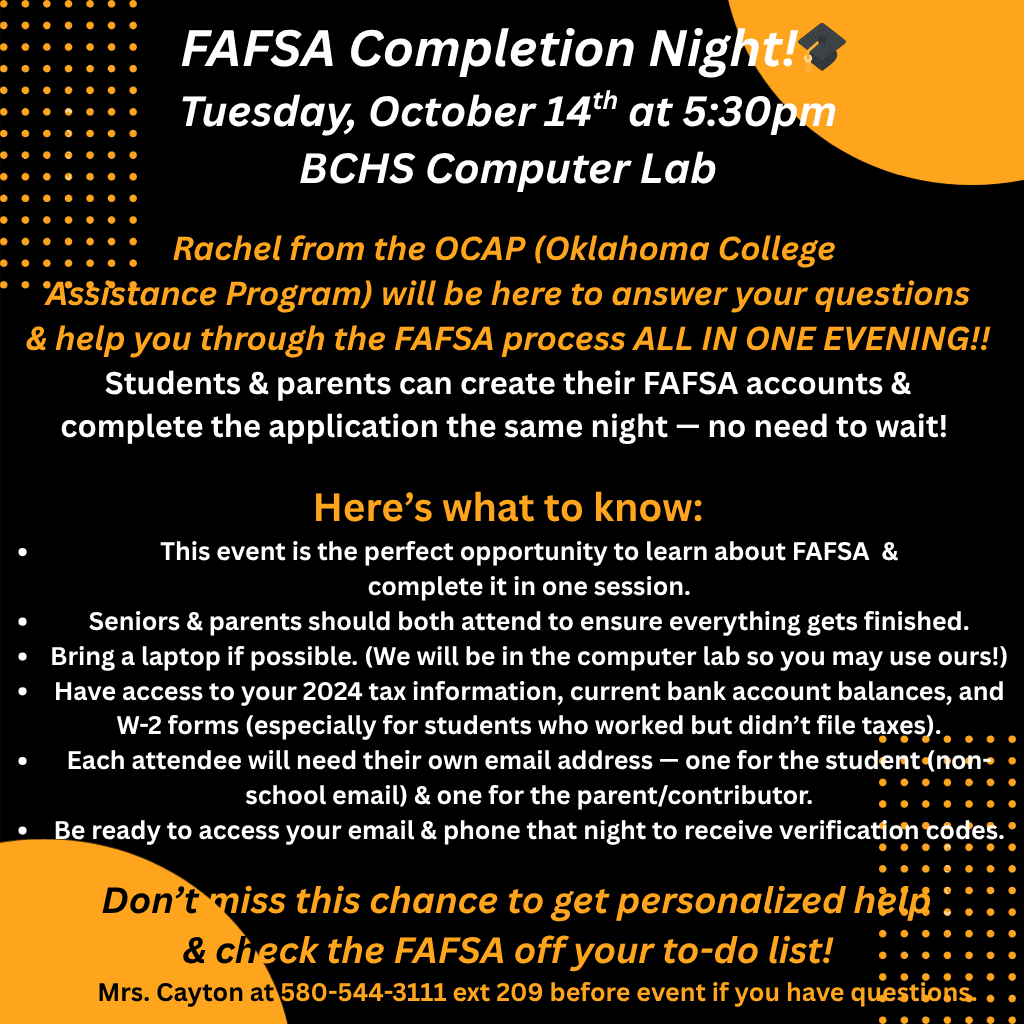 FAFSA Completion Night!