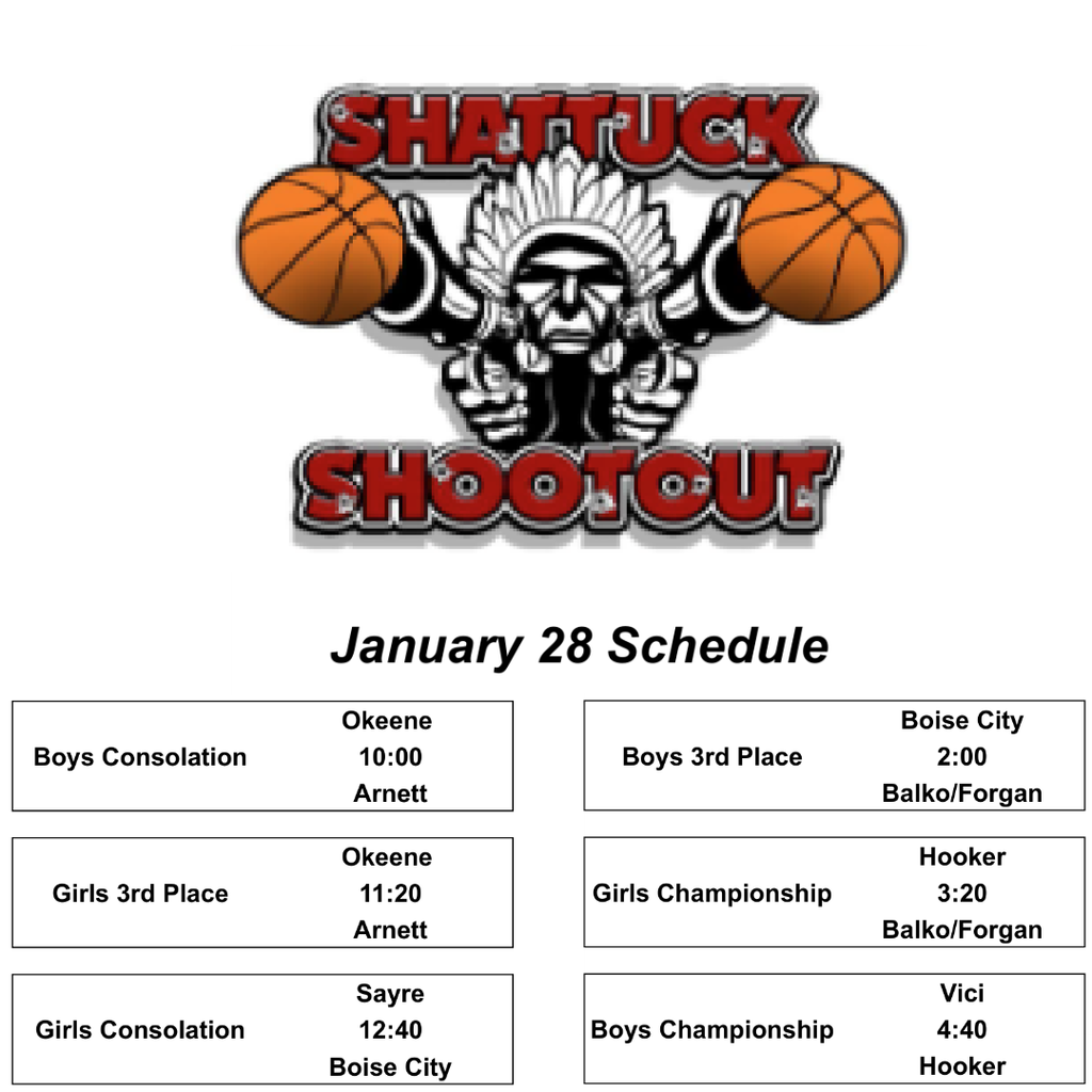 Shattuck Shootout January 28 Schedule