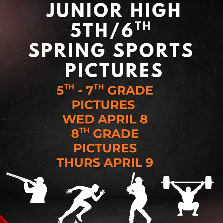 fifth through eighth grade spring sports pictures