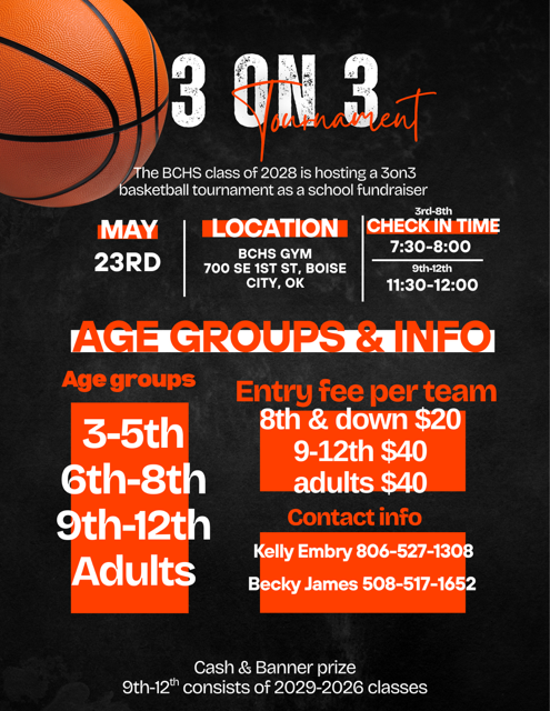 3 on 3 Basketball tournament 