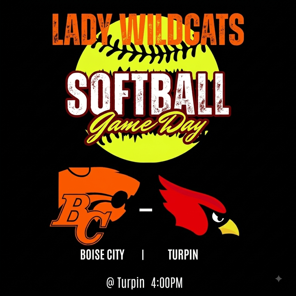 Softball vs Turpin today at 4