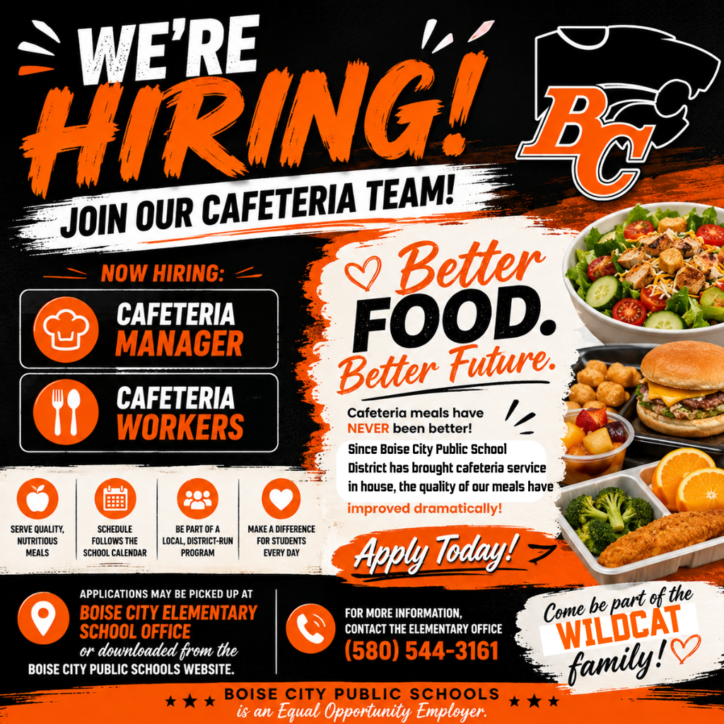 wildcat cafeteria workers needed