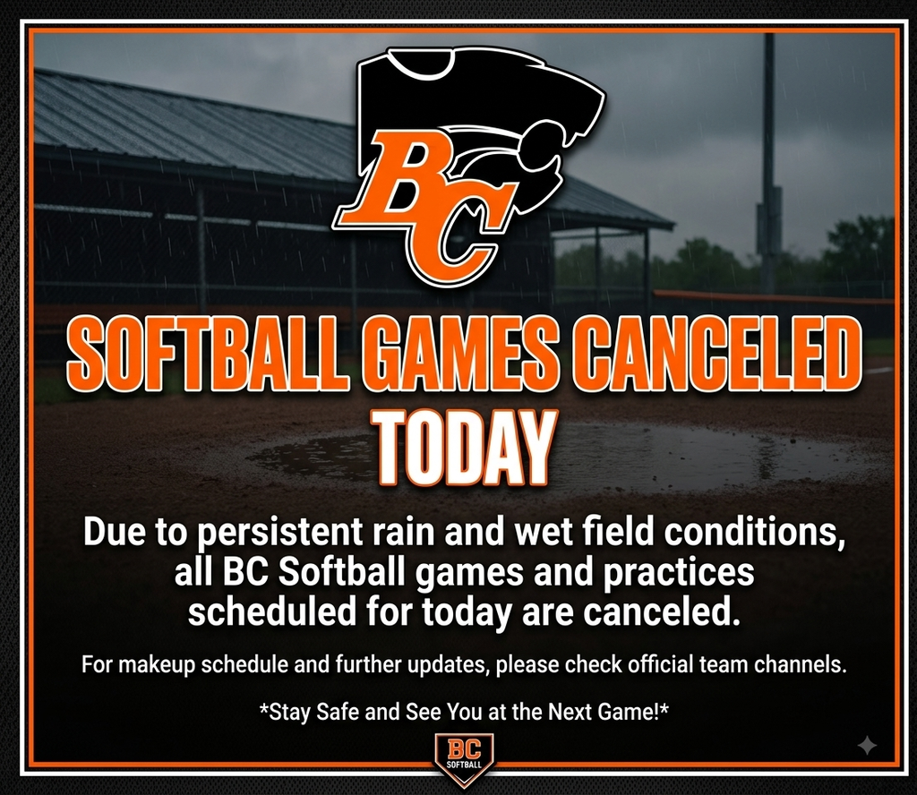 Softball games canceled for today