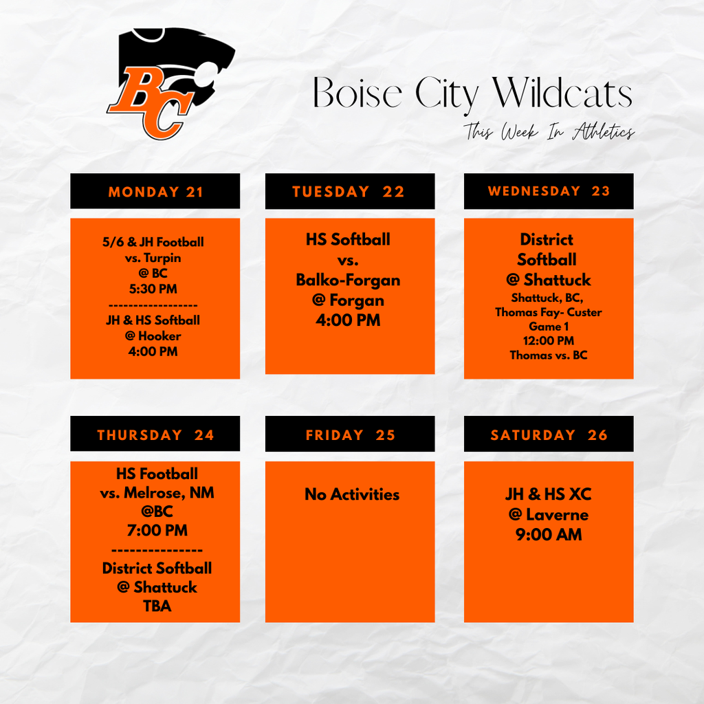 This Week In Boise Athletics Sept. 21-26