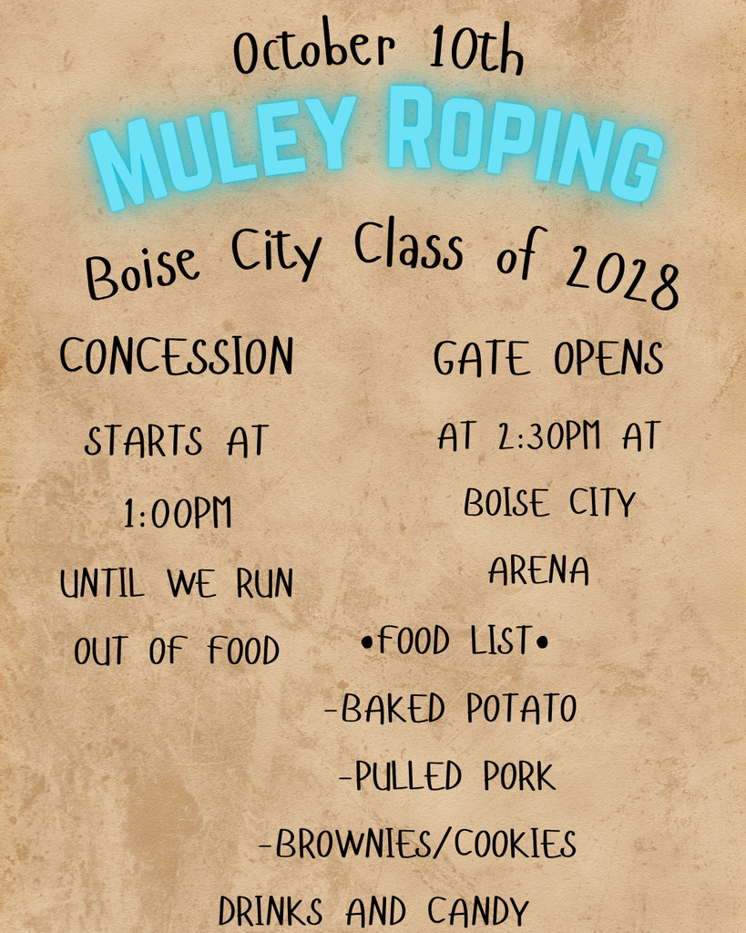 Muley Roping Concession Stand