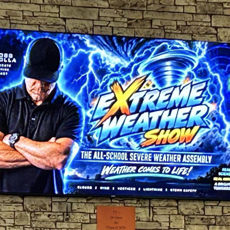 Robb Holla brought science to the 5th-8th grades through a study of the weather.