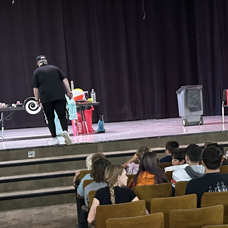 Robb Holla brought science to the 5th-8th grades through a study of the weather.