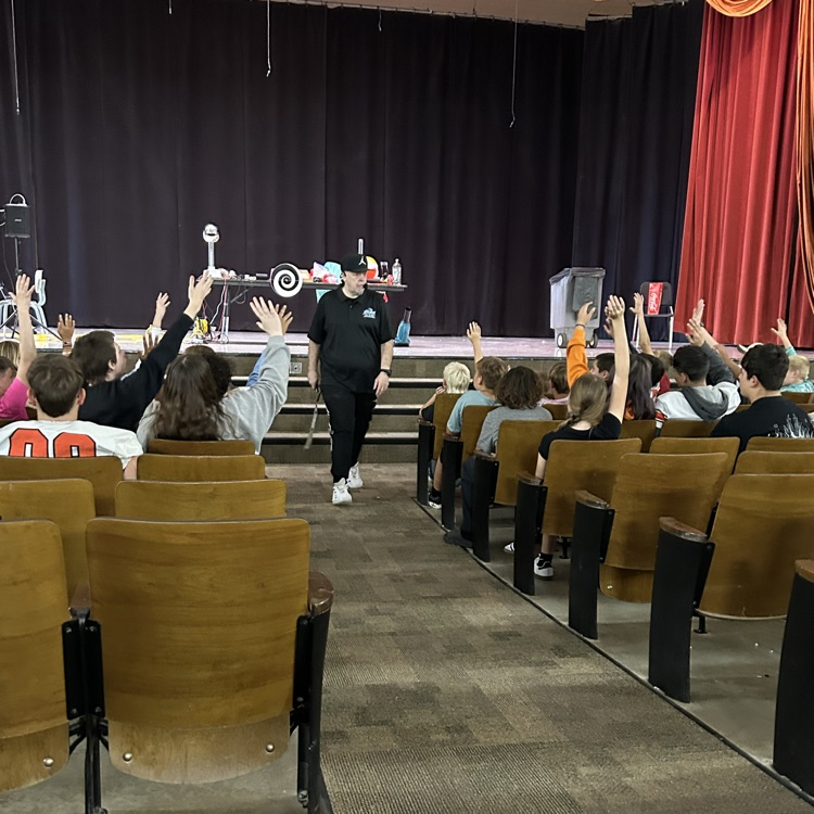 Robb Holla brought science to the 5th-8th grades through a study of the weather.