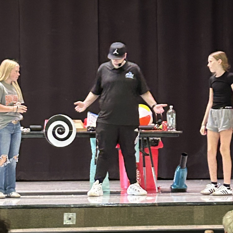 Robb Holla brought science to the 5th-8th grades through a study of the weather.