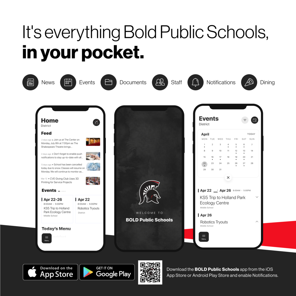 Bold Public Schools mobile app