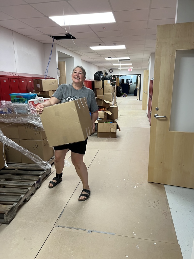 teacher carrying box
