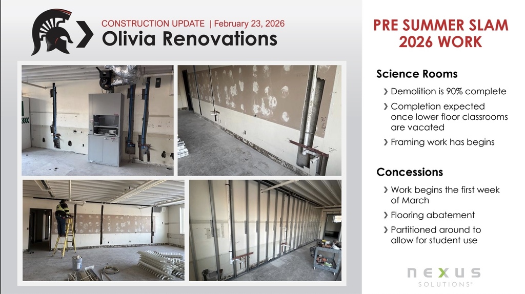 Weekly Construction Update