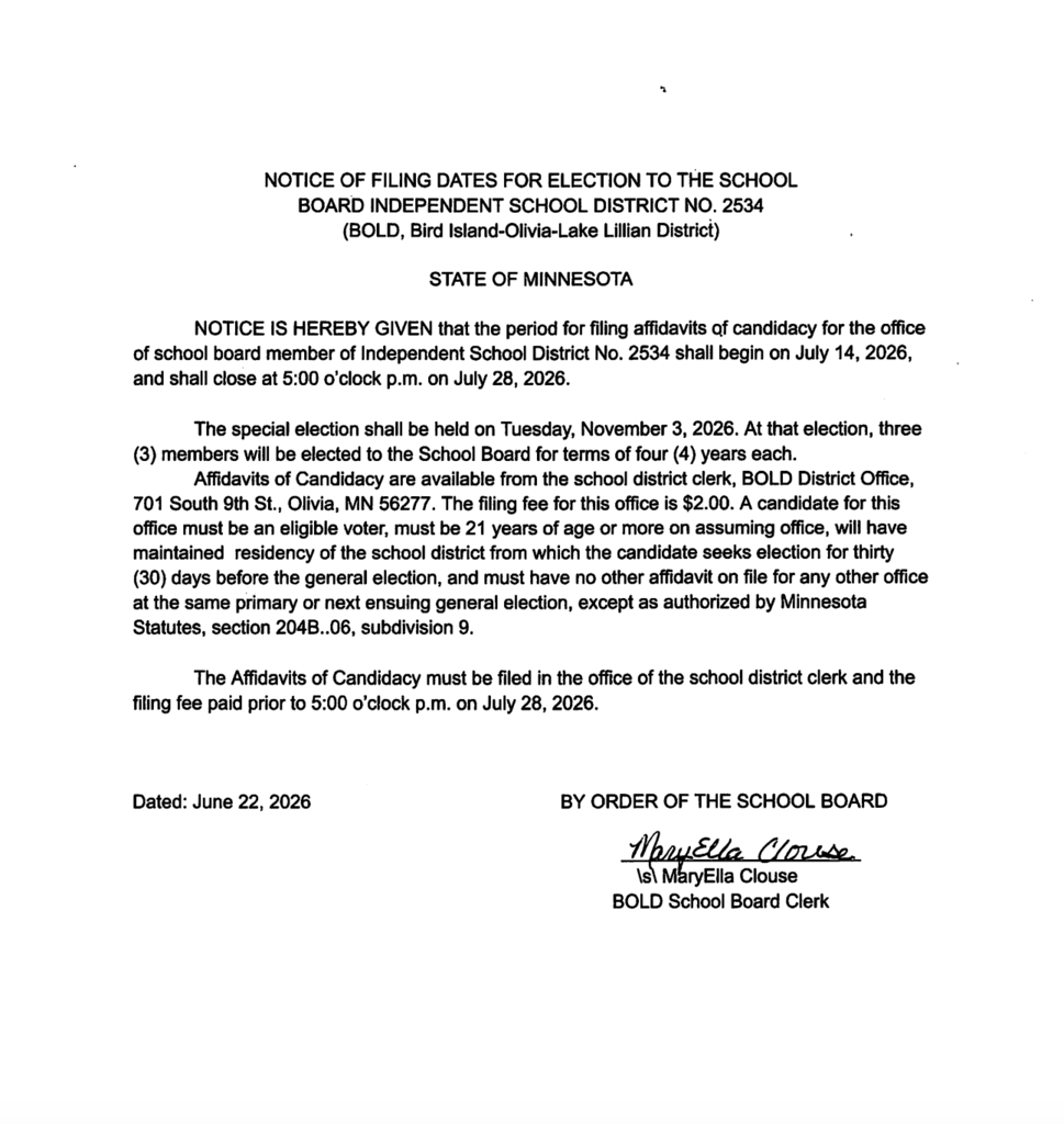 Notice