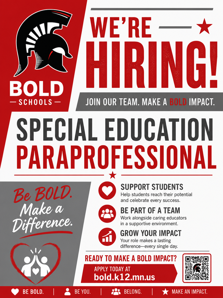 BOLD Schools is hiring