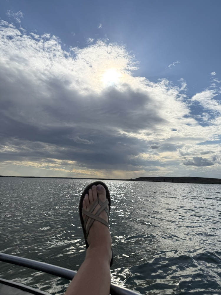 One foot still in summer mode!
