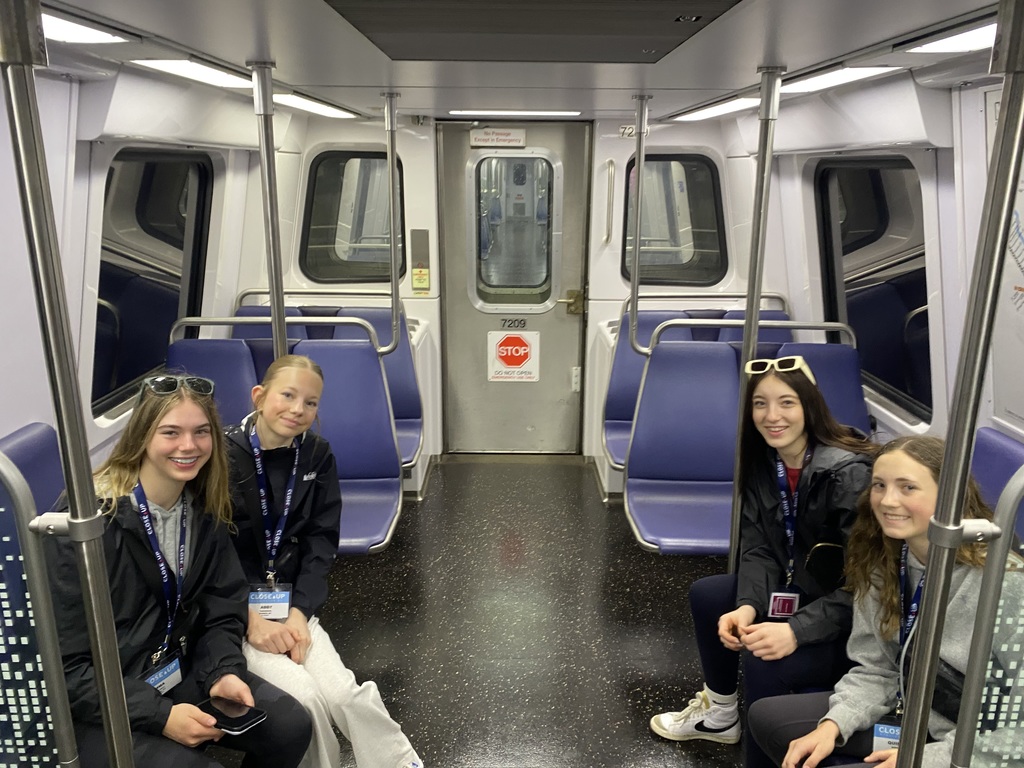 We made it on the train!