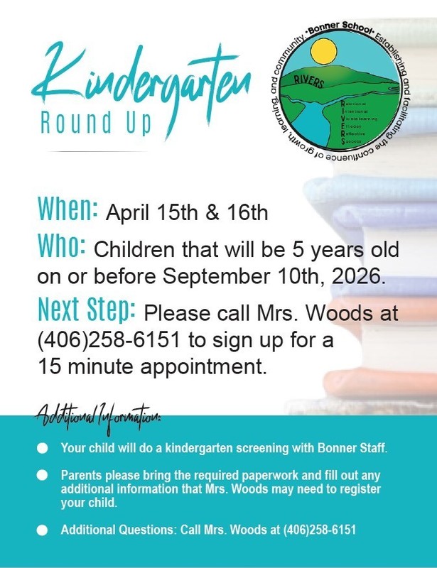 Kindergarten Round Up Poster