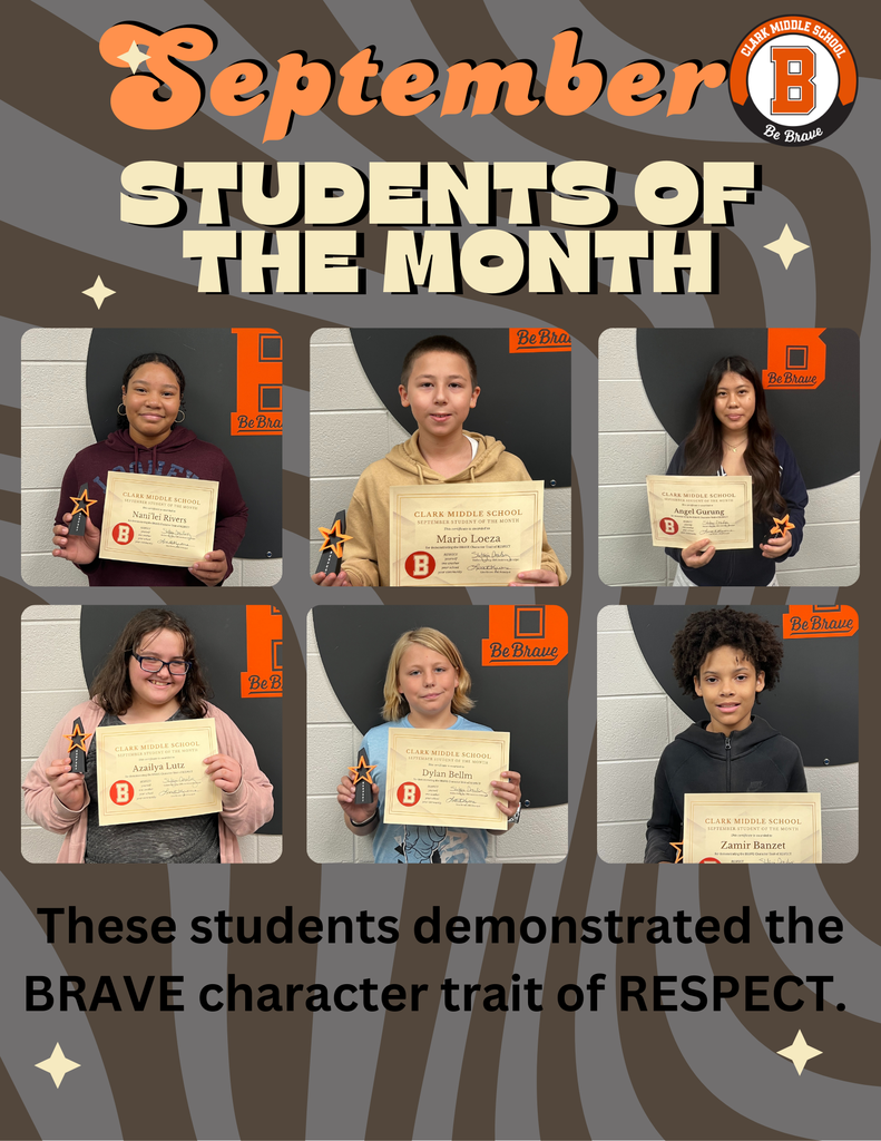 Flyer with pictures of students