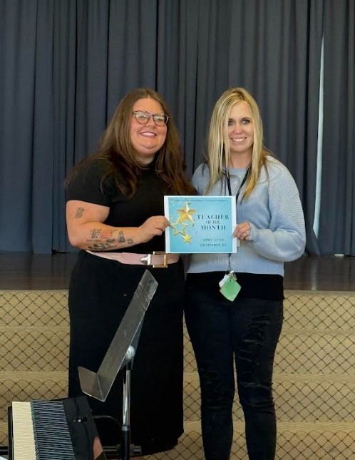 Mrs. Stos - December Chamber Teacher of the Month Recipient