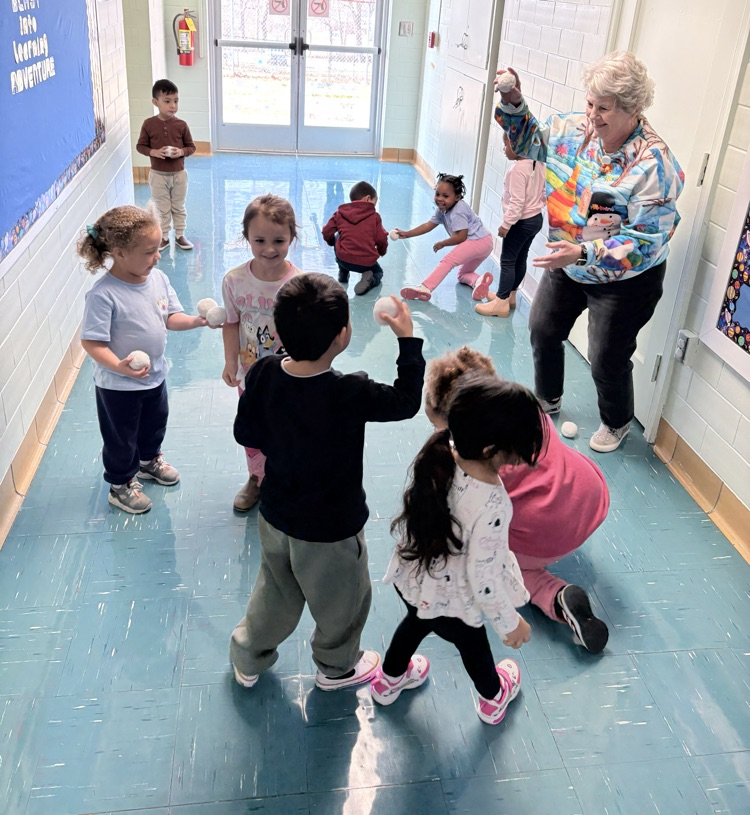kids having a snowball fight indoors
